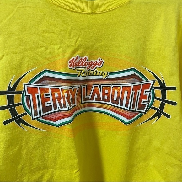Terry Labonte Kellogg’s Vintage Racing T-Shirt Size XL 100% Cotton - Picture 2 of 5